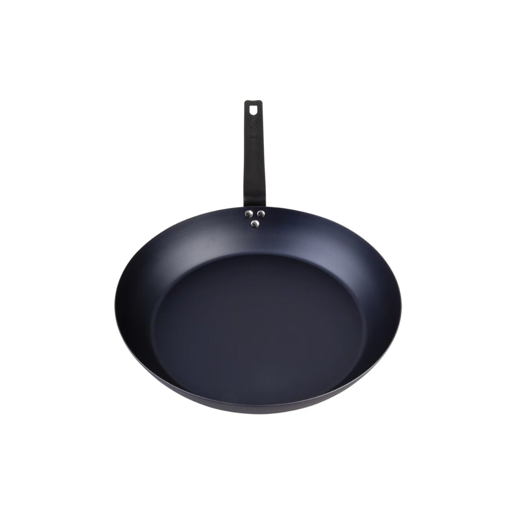 Poêle en acier au carbone pré-assaisonnée 30 cm