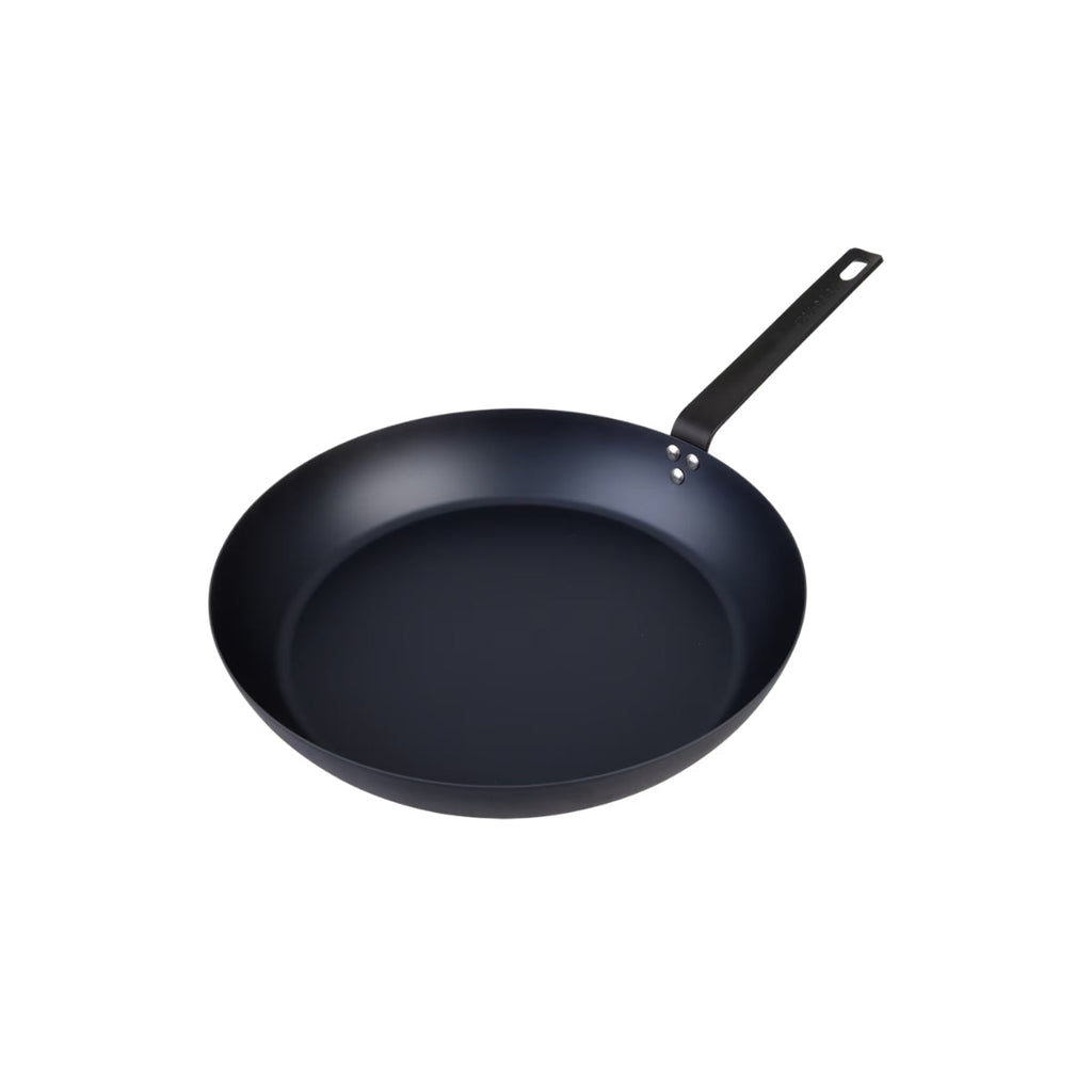 Poêle en acier carbone pré-assaisonnée 32cm