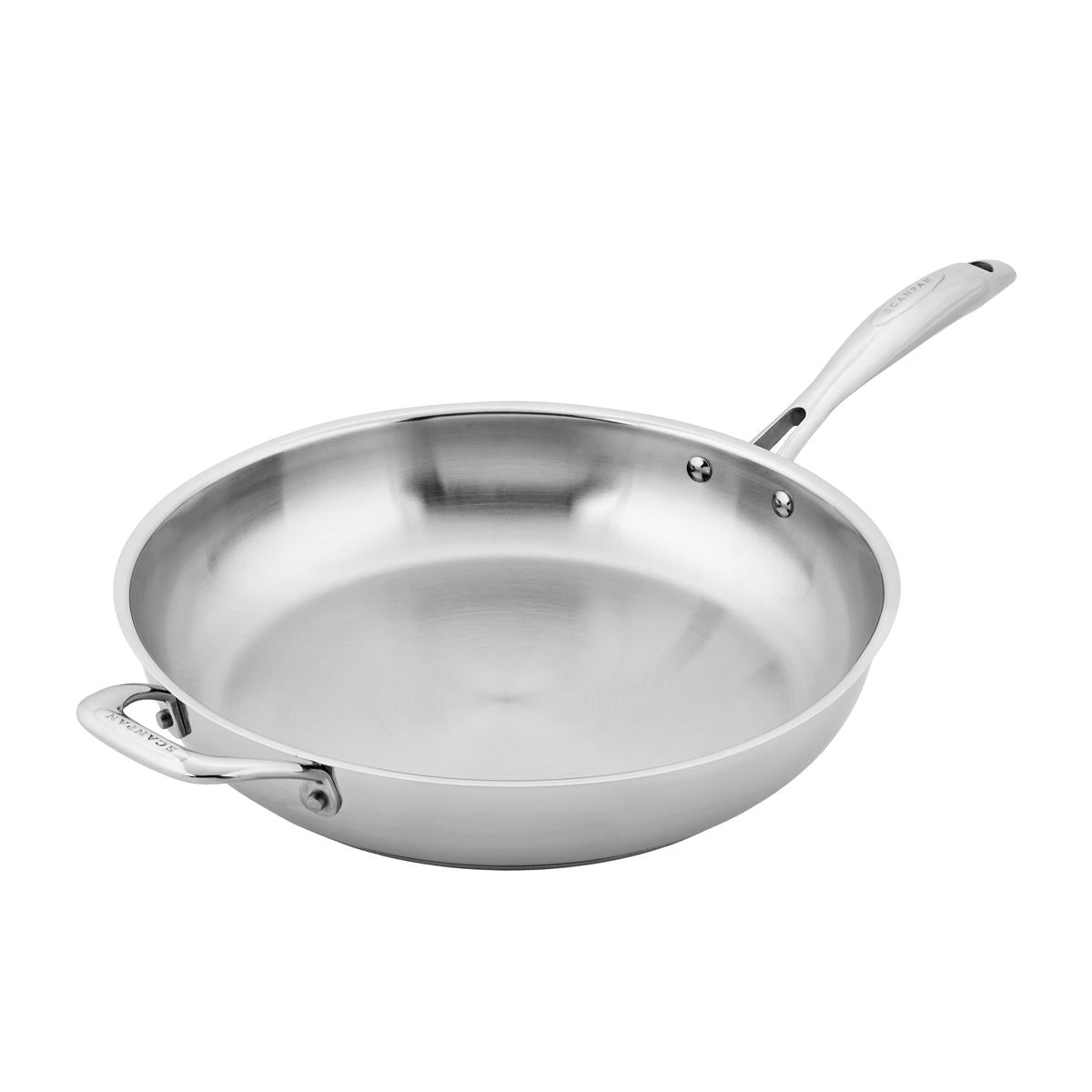 Poêle à frire en acier inoxydable 32 cm