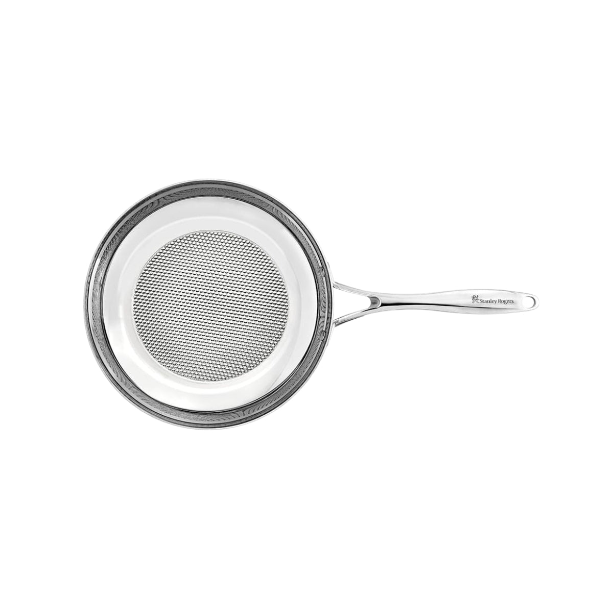 Poêle en acier inoxydable à triple couche 28cm
