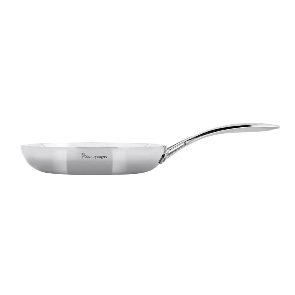 Poêle en acier inoxydable à triple couche 28cm