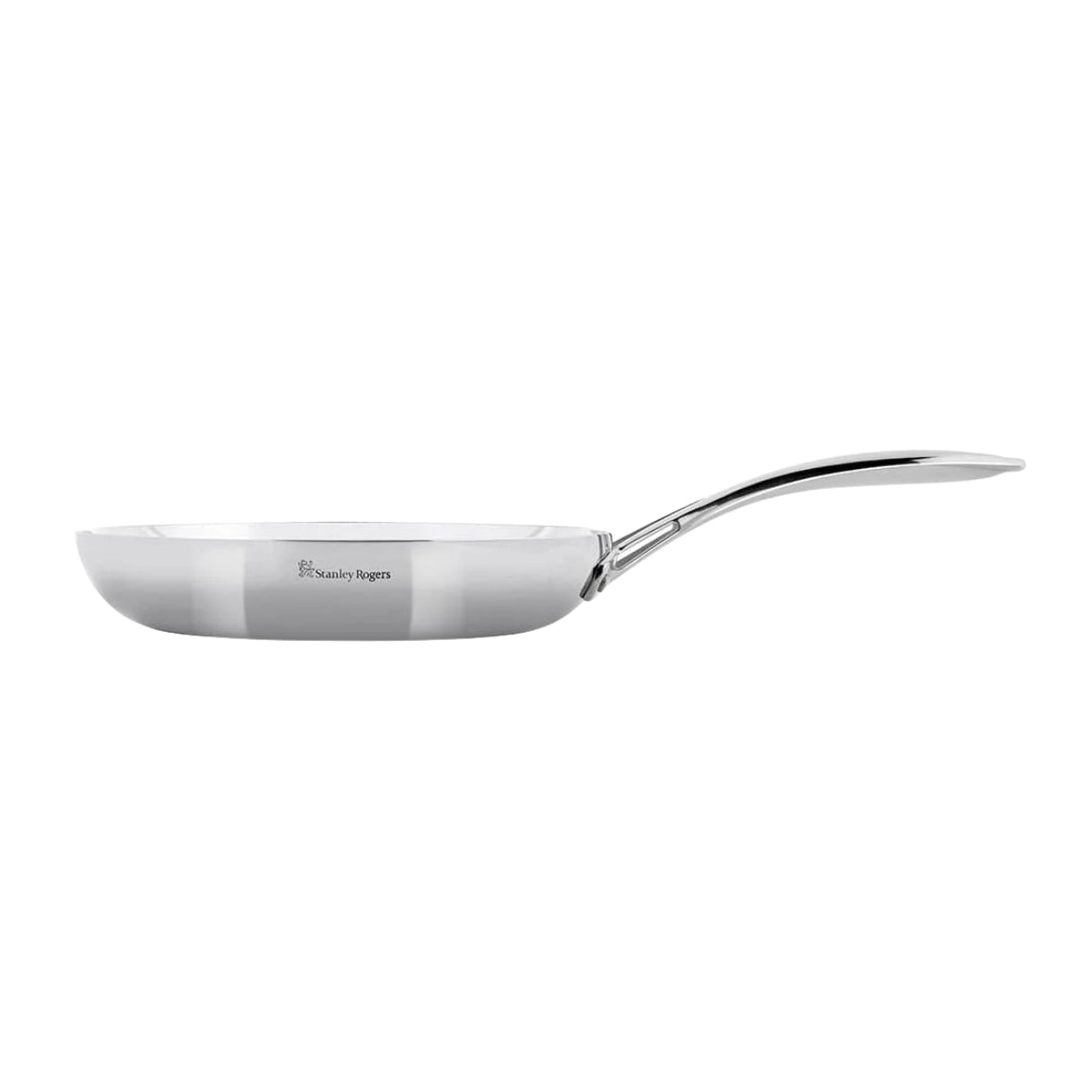 Poêle en acier inoxydable à triple couche 28cm