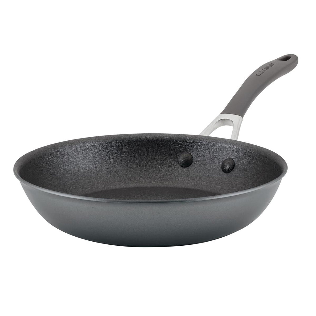 Poêle ouverte en aluminium anodisé dur 21,5 cm