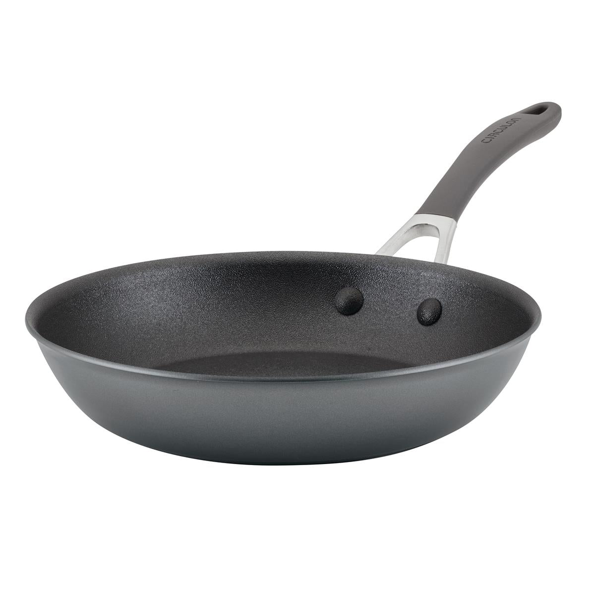 Poêle ouverte en aluminium anodisé dur 21,5 cm