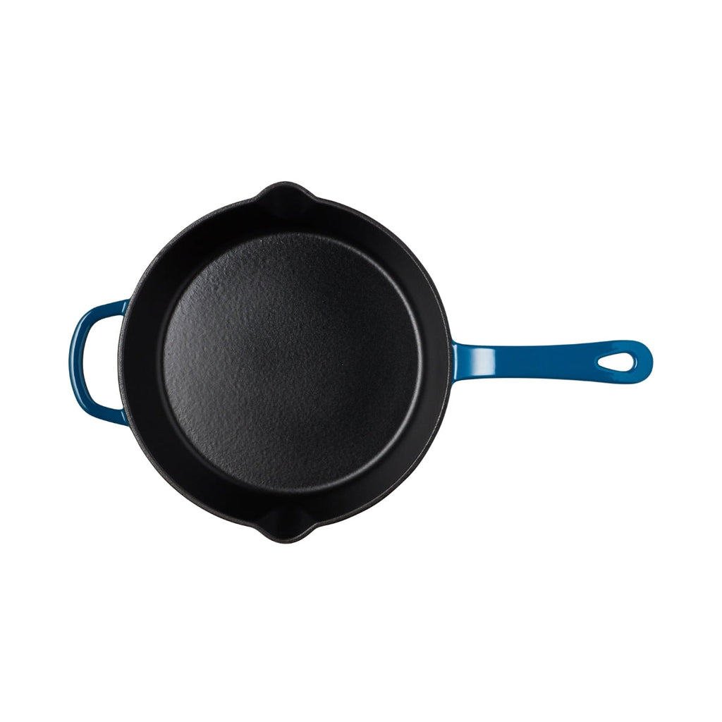 Poêle en fonte bleu nuit 26cm, livrée en coffret cadeau