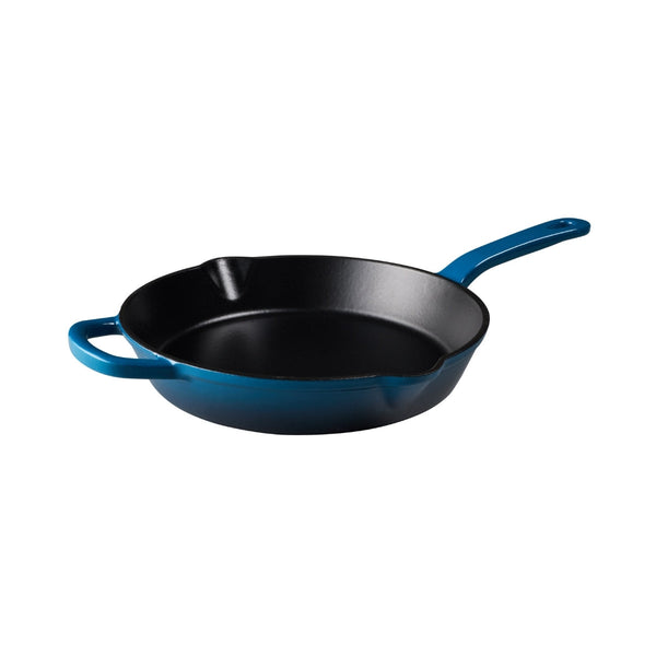Poêle en fonte bleu nuit 26cm, livrée en coffret cadeau