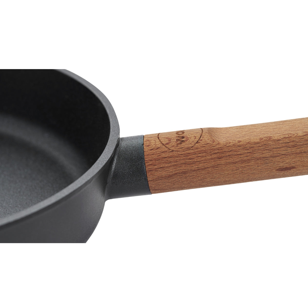 Poêle à frire, manche en bois, 20cm