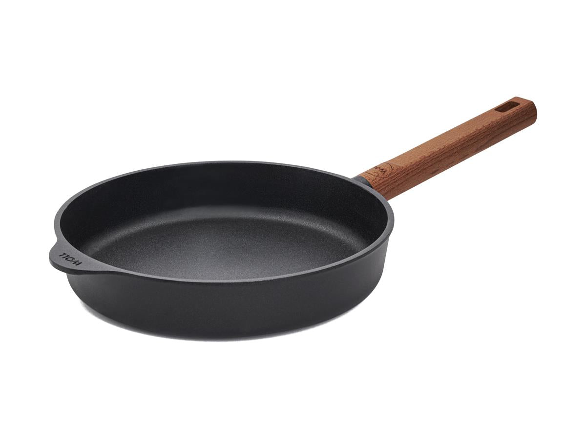 Poêle à frire manche bois 24 cm