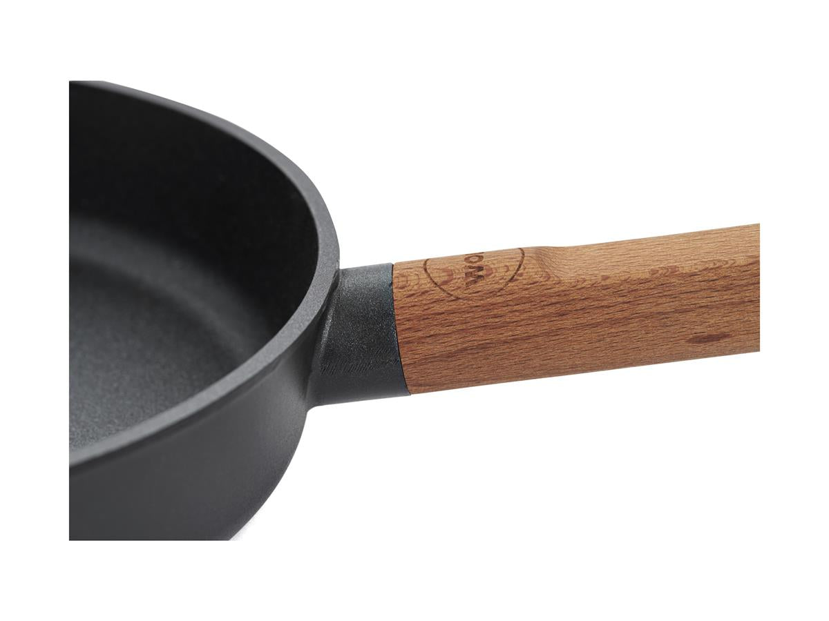 Poêle à frire manche bois 24 cm