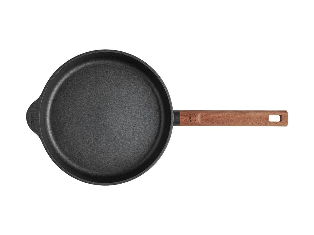 Poêle à frire manche bois 24 cm